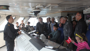 Milli korvet halkın ziyaretine açıldı