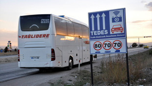 Otobüs şoförü TEDES yüzünden yolcuları indirip eylem yaptı