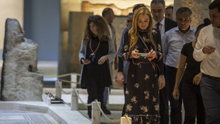 Oyuncu Lohan, Gaziantep'te Zeugma Müzesi'ni gezdi
