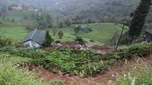 Rize'de toprak kayması: 2 ölü