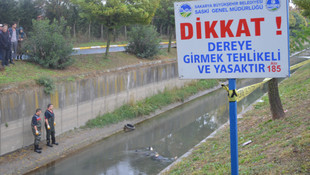 Sakarya'da derede erkek cesedi bulundu