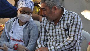 Samet Aybaba lösemi hastası Buse'ye moral oldu