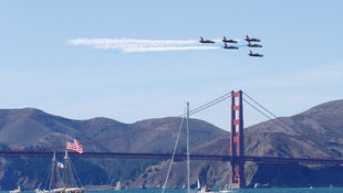 San Francisco'da hava gösterileri büyük ilgi çekti