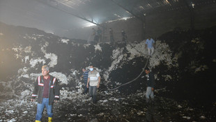 Şanlıurfa'da çırçır fabrikasında yangın