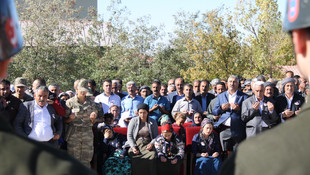 Şırnak'ta şehit korucu için tören