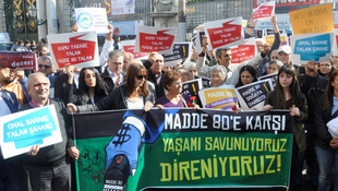 STK'lardan Madde 80in iptali istemiyle eylem