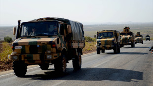 Suriye sınırına askeri sevkiyat