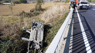 Tekirdağ'da trafik kazası: 1 ölü, 2 yaralı
