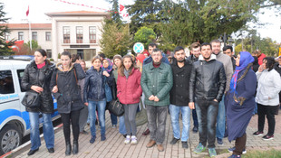 Tekstil işçilerinden maaş protestosu