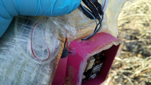 Teröristlerce yola tuzaklanan patlayıcı imha edildi