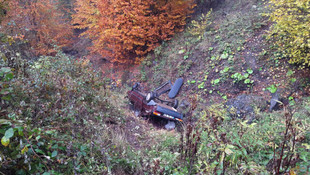 Tokat'ta otomobil uçuruma devrildi: 6 yaralı