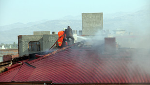 Yangına TOMA'lı müdahale