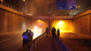 Kocaeli Seka Tünelinde yangın