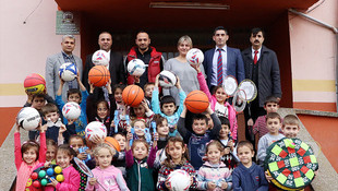 55 Köy Okuluna Spor Malzemesi Yardımı Projesi