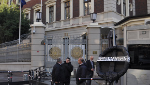 Almanya'nın İstanbul Başkonsolosluğu önünde protesto