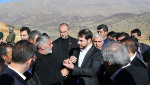 Bakan Albayrak Siirt'teki maden faciası bölgesinde