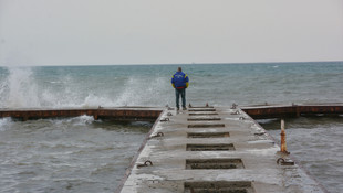 Balıkesir'de kuvvetli lodos