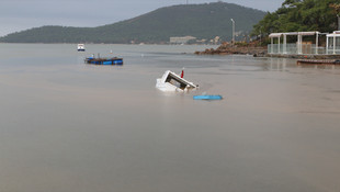 Balıkesir'deki kuvvetli yağış