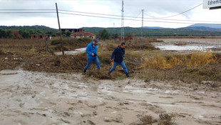 Balıkesir'deki kuvvetli yağış