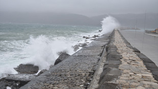 Bartın’da kuvvetli rüzgar