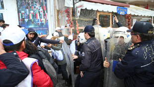 Başkentte eylem: 5 gözaltı