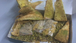Batman'da baklava içerisinde eroin ele geçirildi
