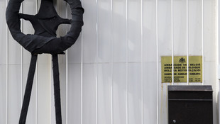 Belçika Büyükelçiliği önünde protesto