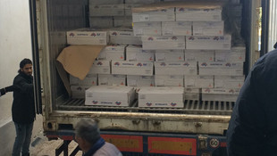 Bosna Hersek'ten Suriyeli sığınmacılara gıda yardımı