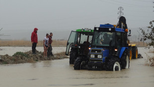 Çanakkale'de sağanak etkili oldu