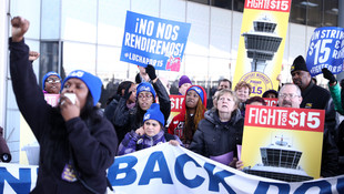 Chicago O'Hare Havalimanı'nda grev ve protesto gösterisi