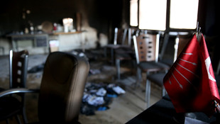 CHP ilçe başkanlığı binasının kundaklandığı iddiası