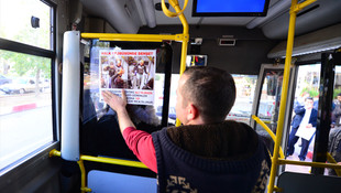 Darbedilen halk otobüsü şoförü saldırganları afişle arıyor