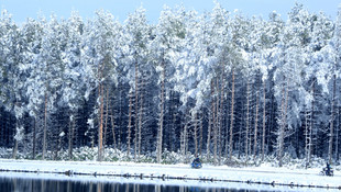 Düzce'nin yüksek kesimleri beyaza büründü