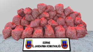 Edirne'de 1,5 ton  gümrük kaçağı midye ele geçirildi