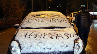 Erzurum, Erzincan ve Ardahan'da kar yağışı