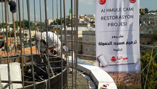 Filistin'deki tarihi El Hamule Camisi, restore ediliyor