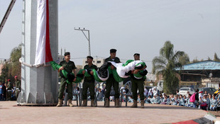 Filistin'in en yüksek bayrağı