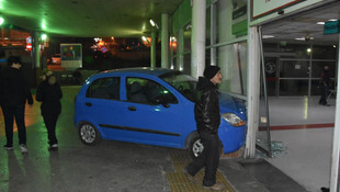 Fren yerine gaza basınca acil servise girdi