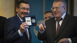 Gökçek, Rus milletvekilleriyle görüştü