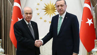 Erdoğan - Bahçeli görüşmesi sona erdi