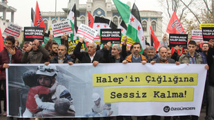 Halep'in çığlığına sessiz kalma etkinliği