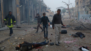 Halep'e sivillere yönelik saldırılar