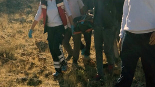 Hava ambulansına yerini dumanla bildirdi