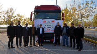 İHH Kocaeli'den Suriye'ye 83. yardım tırı
