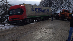 Ilgaz Dağı'nda kar yağışı