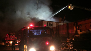 Çekmeköy'de yangın