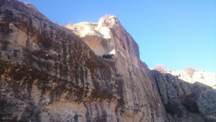 İtfaiyeden keçi kurtarma operasyonu