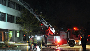 İzmir Sporcu Sağlığı Merkezi'nde yangın