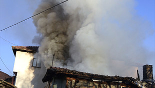 Karabük'te ev yangını