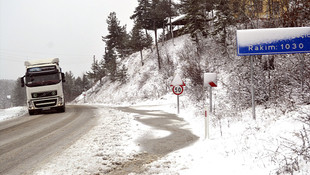 Karabük'te kar yağışı